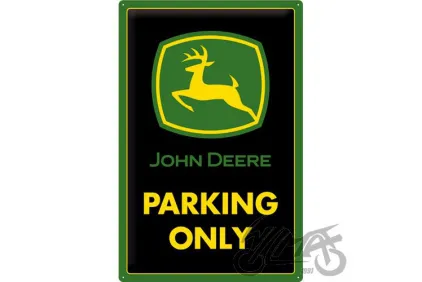 TIN SIGN 40x60 JOHN DEERE PARKING 24018