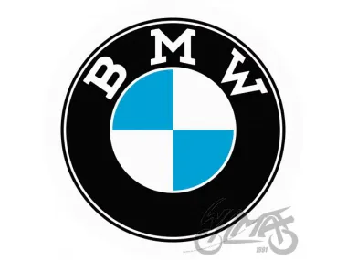 TIN SIGN ROUND 35cm BMW LOGO 25101