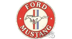 METALINĖ LENTELĖ APVALI 35cm FORD MUSTANG 25102