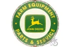 METALINĖ LENTELĖ APVALI 35cm JOHN DEERE 25104