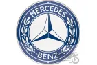 METALINĖ LENTELĖ APVALI 35cm MERCEDES BENZ 25105