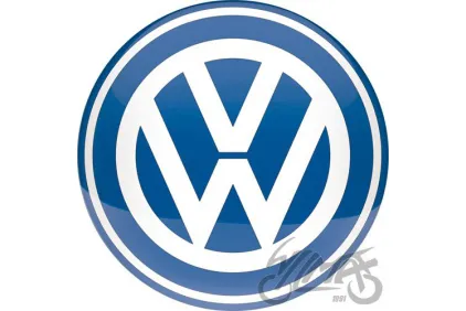 TIN SIGN ROUND 35cm VW LOGO 25106