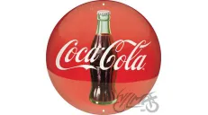 METALINĖ LENTELĖ APVALI 35cm COCA-COLA 25107