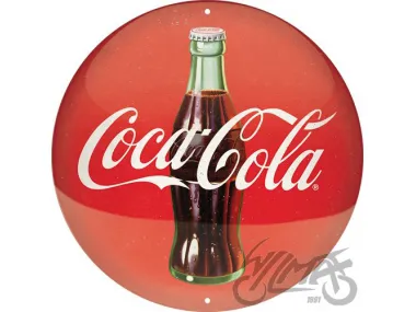METALINĖ LENTELĖ APVALI 35cm COCA-COLA 25107