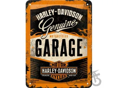 TIN SIGN 15X20 HARLEY-DAVIDSON GARAGE 26178