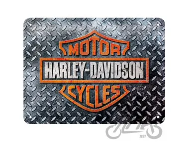 TIN SIGN 15X20 HD DIAMOND PLATE 26250