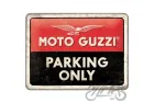 TIN SIGN 15X20 MOTO GUZZI PARKING ONLY 26256