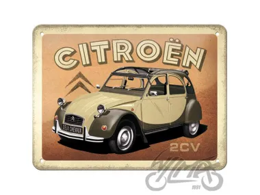 METALINĖ LENTELĖ 15X20 CITROEN 2CV 26257