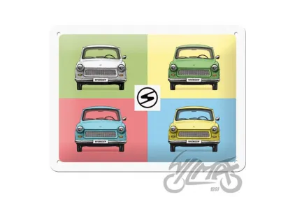 METALINĖ LENTELĖ 15X20 TRABANT POP ART 26258