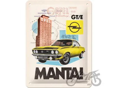 METALINĖ LENTELĖ 15X20 OPEL MANTA GT/E 26262