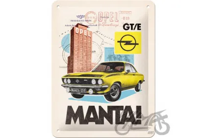 METALINĖ LENTELĖ 15X20 OPEL MANTA GT/E 26262