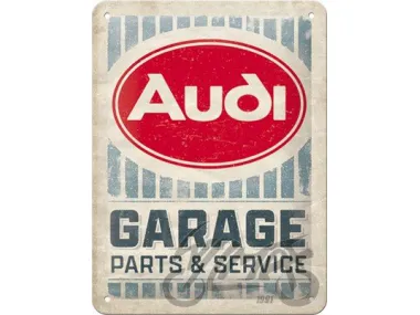 TIN SIGN 15X20 AUDI GARAGE 26263