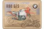 METALINĖ LENTELĖ 15X20 BMW R80GS PARIS DAKAR 26264