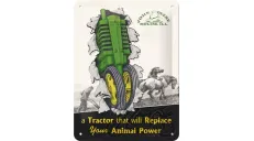 TIN SIGN 15X20 JOHN DEERE TRACTOR 26267