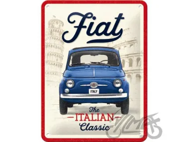 METALINĖ LENTELĖ 15X20 FIAT 500 CLASSIC 26278