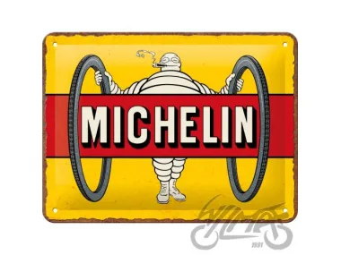 METALINĖ LENTELĖ 15X20 MICHELIN TYRES YELLOW 26299