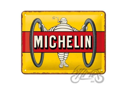 METALINĖ LENTELĖ 15X20 MICHELIN TYRES YELLOW 26299