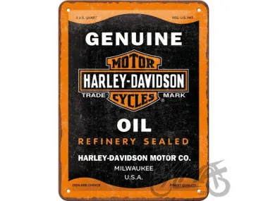 METALINĖ LENTELĖ 15X20 HARLEY-DAVIDSON OIL 26300