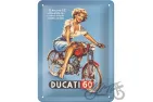 TIN SIGN 15X20 DUCATI CILINDRATA 60 26312
