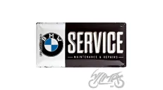 TIN SIGN 25x50 BMW SERVICE 27010