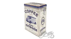 BOX WITH CLIPS CITROEN COFFEE 31133