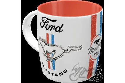 MUG MUSTANG HORSE & STRIPES 43065