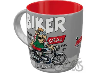 MUG MOTOMANIA BIKER CHROM 43084