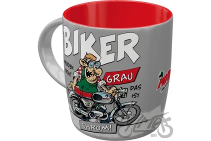 MUG MOTOMANIA BIKER CHROM 43084