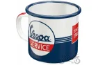 MUG ENAMEL VESPA SERVICE 43214