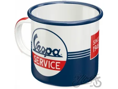 MUG ENAMEL VESPA SERVICE 43214