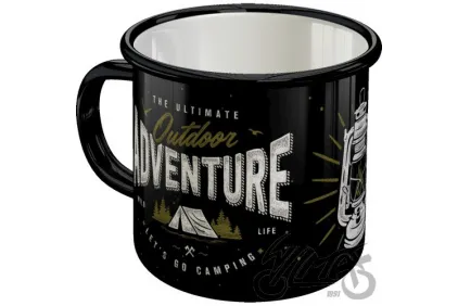 MUG ENAMEL OUTDOOR ADVENTURE 43223