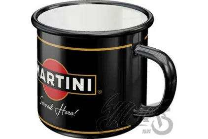 MUG ENAMEL MARTINI SERVED 43226