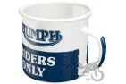 MUG ENAMEL TRIUMPH RIDERS 43228