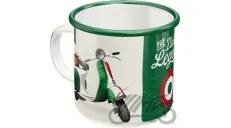 MUG ENAMEL VESPA ITALIAN 43229