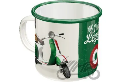 puodelis emaliuotas Vespa Italian 43229