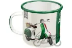 puodelis emaliuotas Vespa Italian 43229