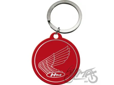 KEY RING HONDA LOGO RED 48044