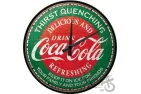 WALL CLOCK COCA-COLA GREEN 51215