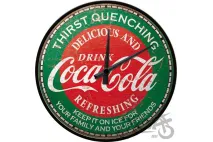 SIENINIS LAIKRODIS COCA-COLA ŽALIAS 51215
