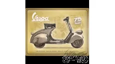 METALINĖ LENTELĖ 30x40 VESPA 75 YEAR 63402