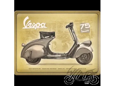 METALINĖ LENTELĖ 30x40 VESPA 75 YEAR 63402