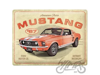 TIN SIGN 30x40 FORD MUSTANG METALI 63442