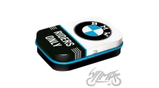 MĖTYNIŲ SALDAINIŲ DĖŽUTĖ BMW RIDERS ONLY 81408