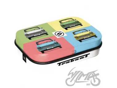 MĖTYNIŲ SALDAINIŲ DĖŽUTĖ TRABANT POP ART 81409