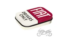 MĖTYNIŲ SALDAINIŲ DĖŽUTĖ FIAT DRIVER ONLY 81433 4 VNT RINKINYS