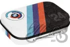 MĖTYNIŲ SALDAINIŲ DĖŽUTĖ BMW MOTORSPORT TRADITION 81435 4 VNT RINKINYS