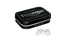 MĖTYNIŲ SALDAINIŲ DĖŽUTĖ TRIUMPH LOGO SILVER 81471 4 VNT PAKUOTĖ