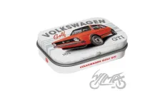 MĖTYNIŲ SALDAINIŲ DĖŽUTĖ VW GOLF GTI 1976 81473 4 VNT PAKUOTĖ