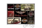 MAGNET HARLEY-DAVIDSON BIKES SET 9 PCS 83037