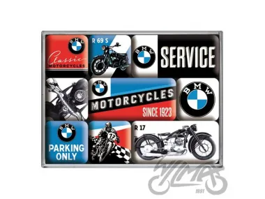 MAGNET BMW MOTORCYCLES SET 9 PCS 83077